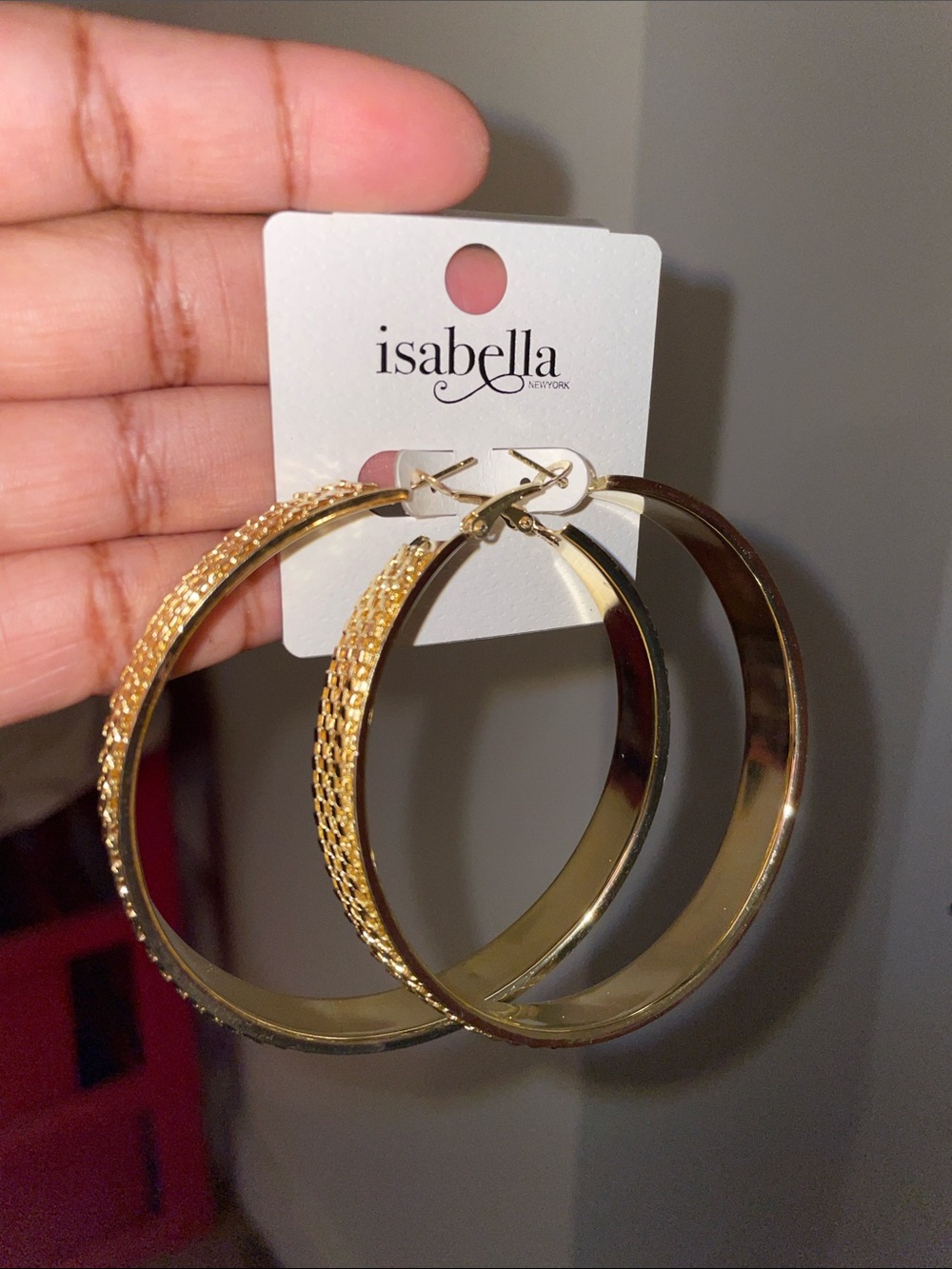 Large Gold Hoop Earrings